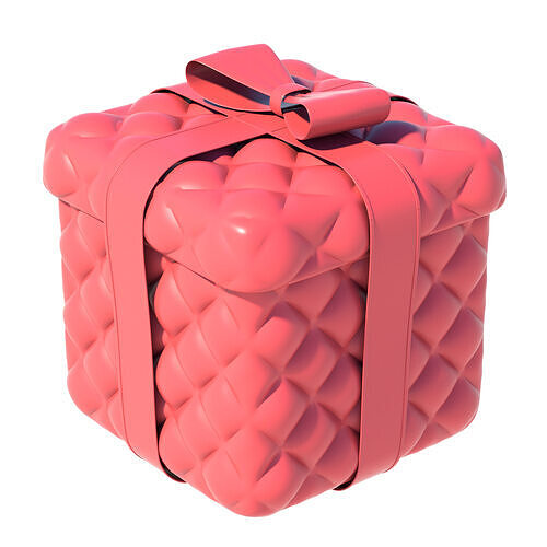 Rhombus Grid gift box 3D model