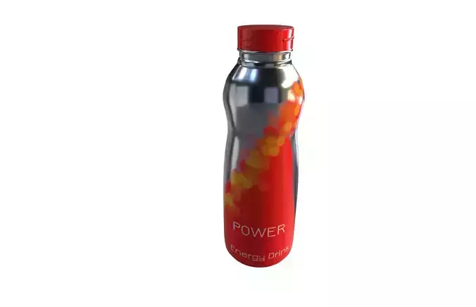 Energy drink Low-poly 3D model