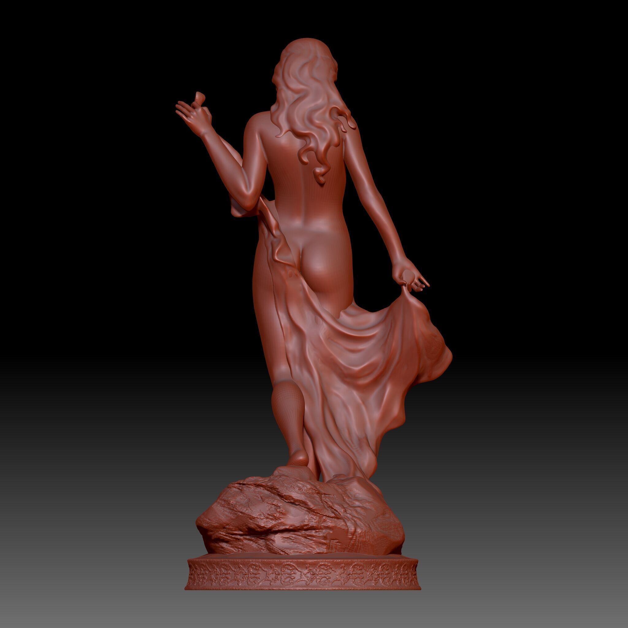 The Bather 3D print model_9