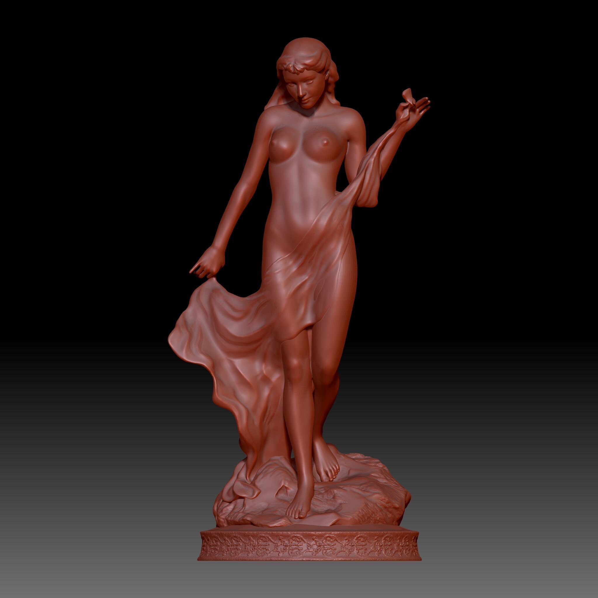 The Bather 3D print model_2