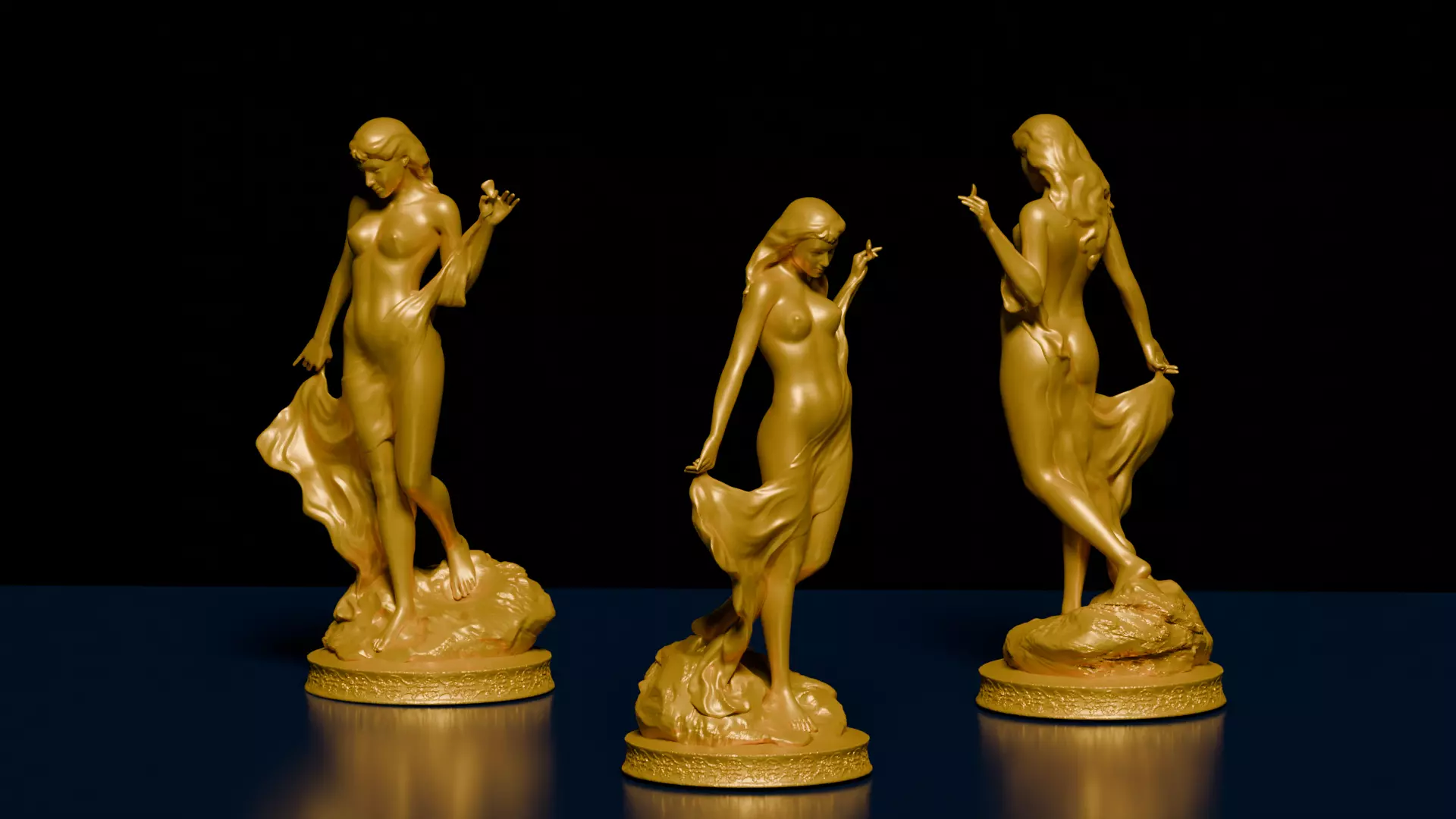 The Bather 3D print model_0