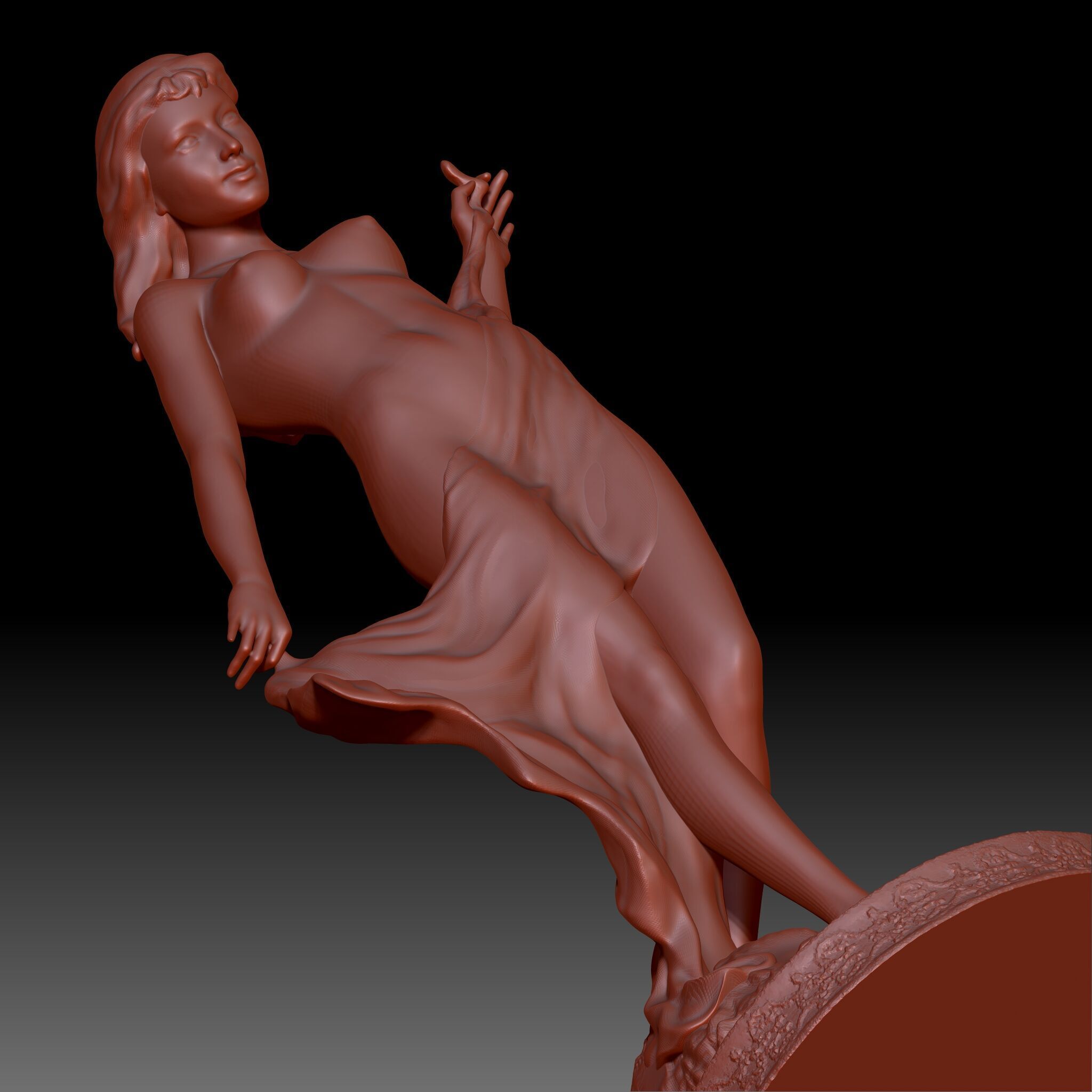 The Bather 3D print model_10