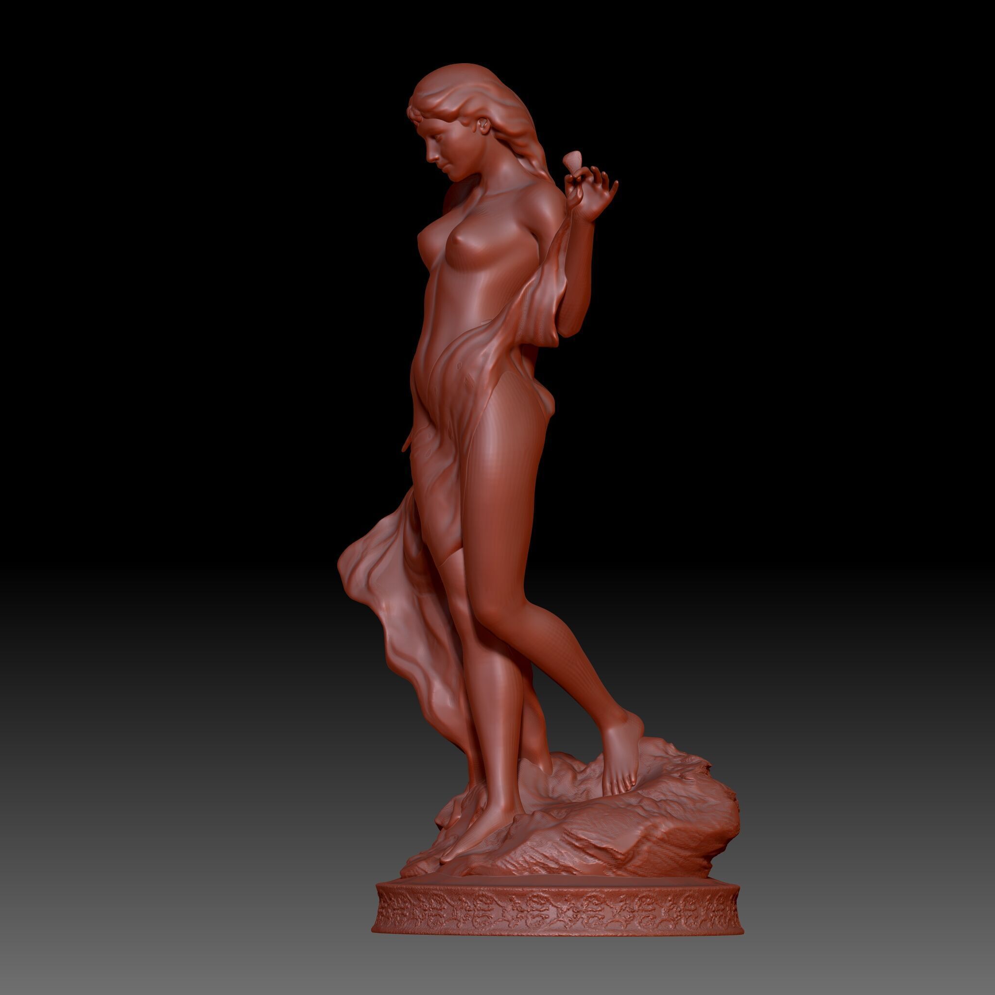 The Bather 3D print model_7