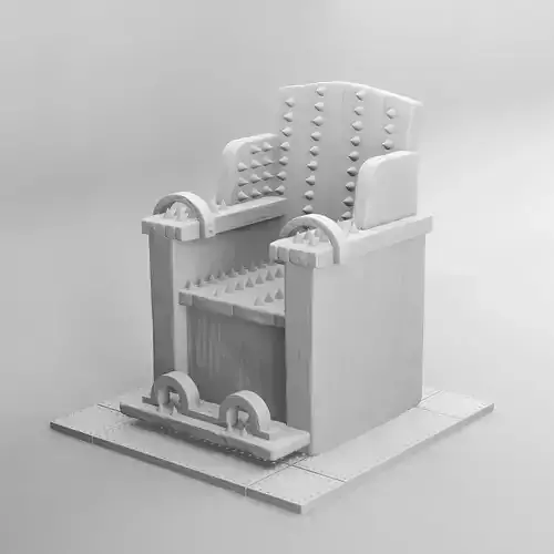 Torturer chair with metallic floor