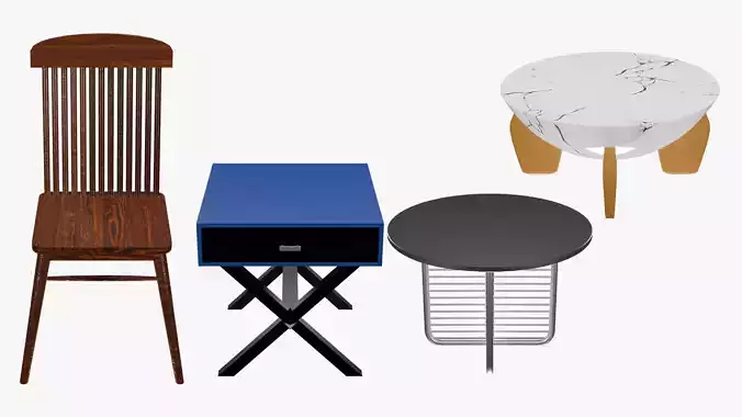 Stylish Chair Designer Table Set