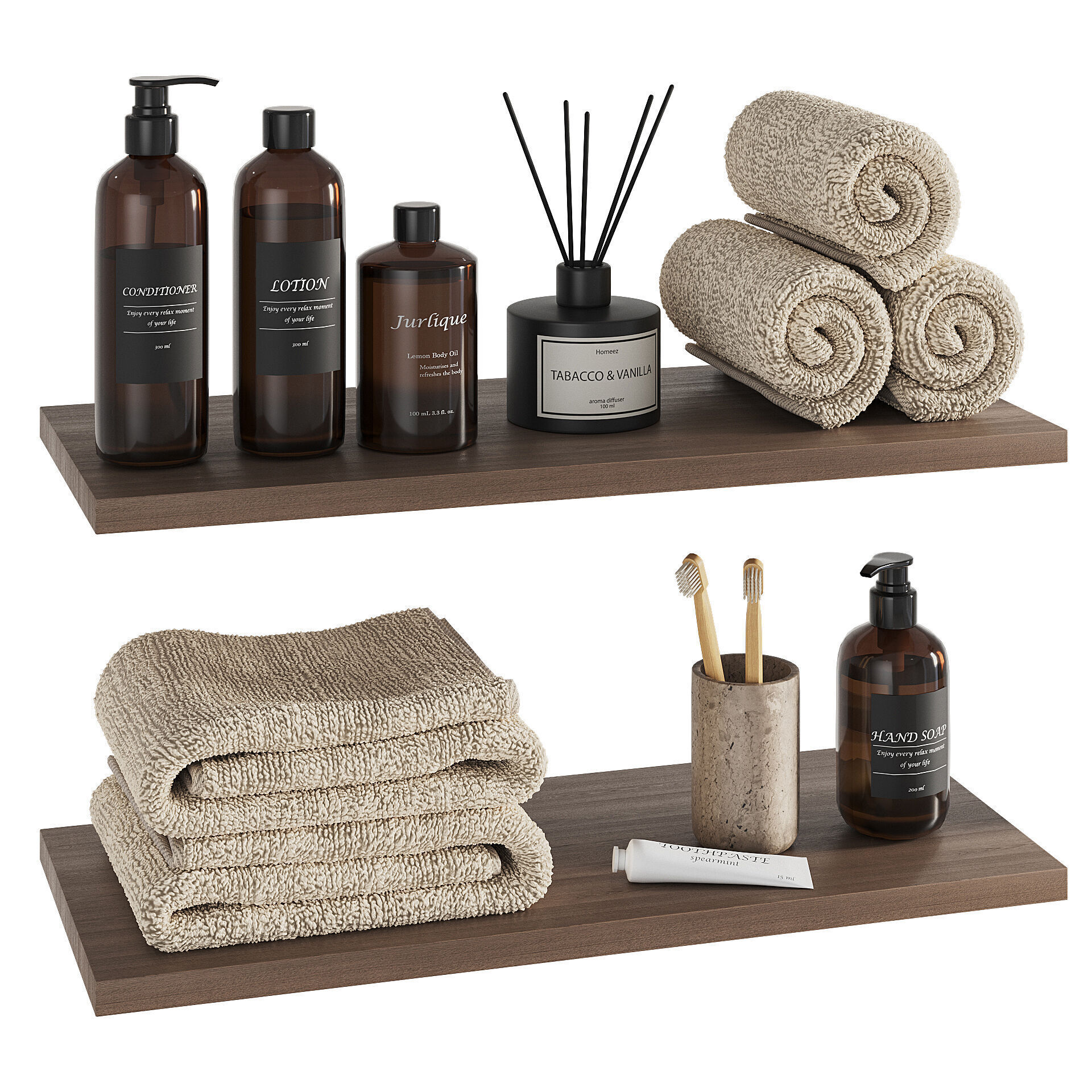 Bathroom Accessories set 3 3D model_2