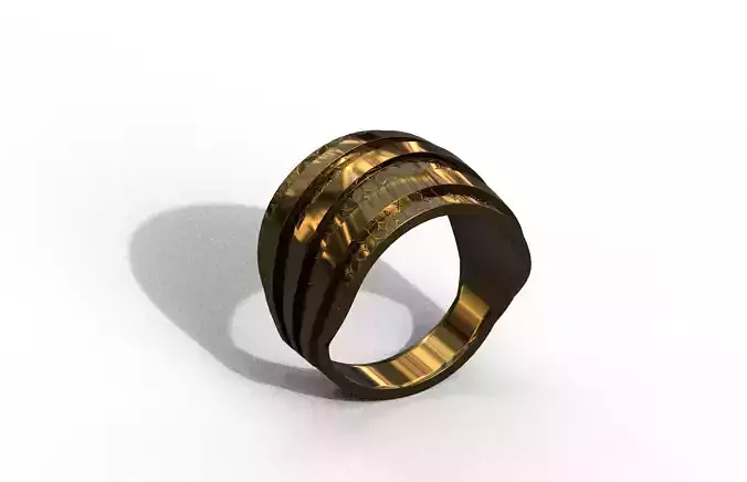 High-Quality 3D Ring Model