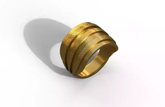 High-Quality 3D Ring Model