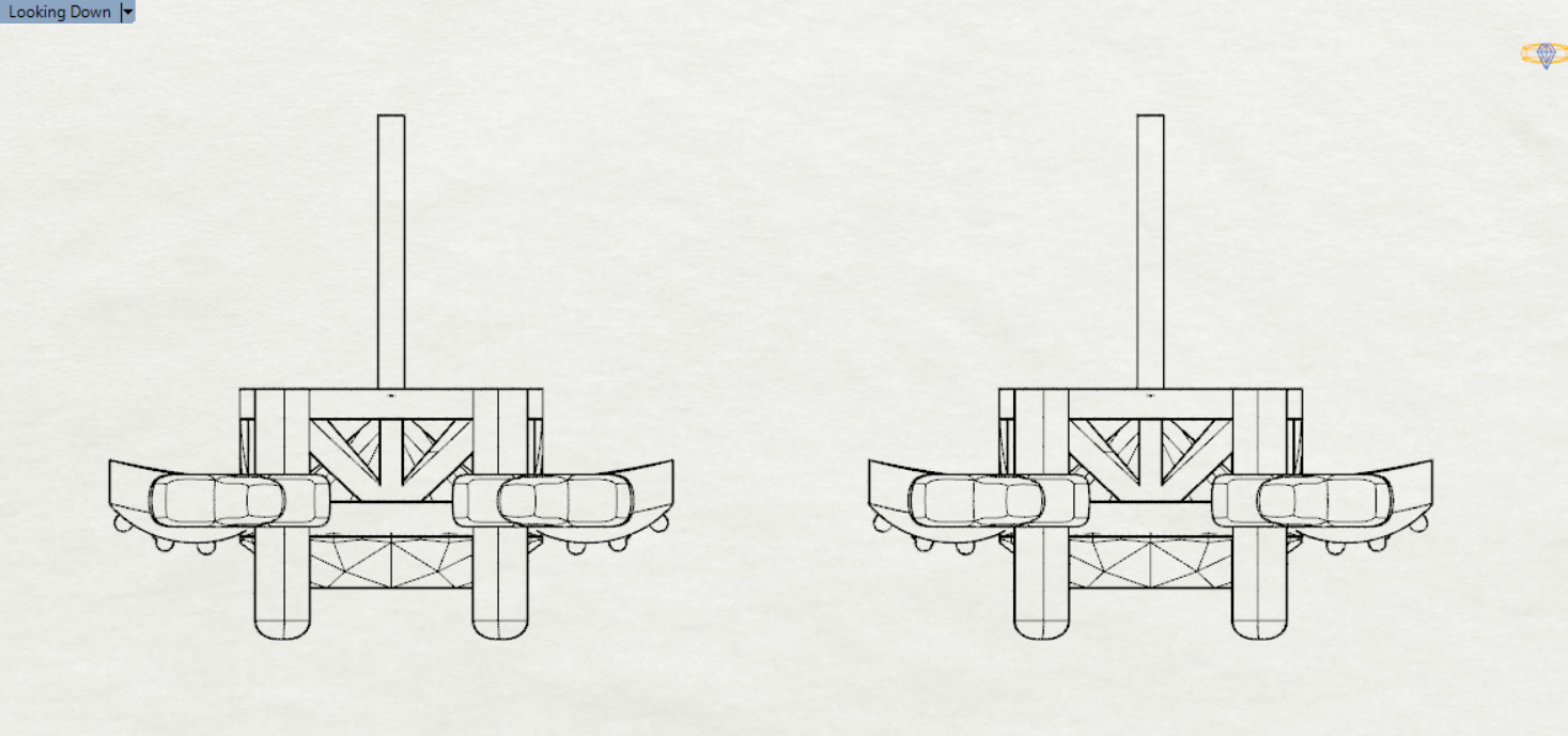 Deer-shaped jewelry earrings je0097 3D print model_21