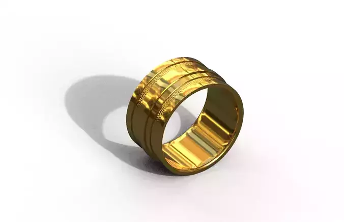 High-Quality 3D Ring Model