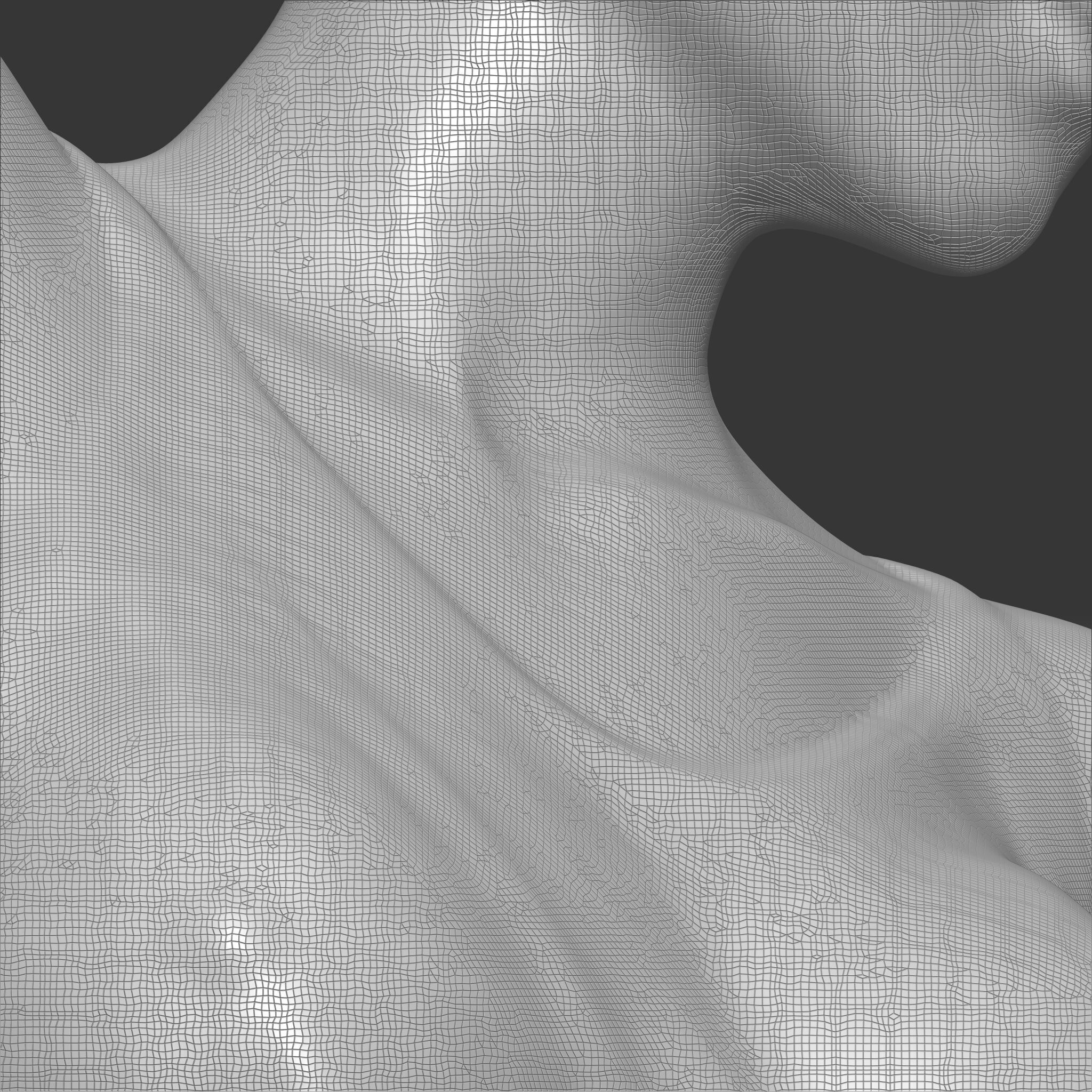 Elegant Female Dancer Figurine  3D Printable STL  3D print model_18