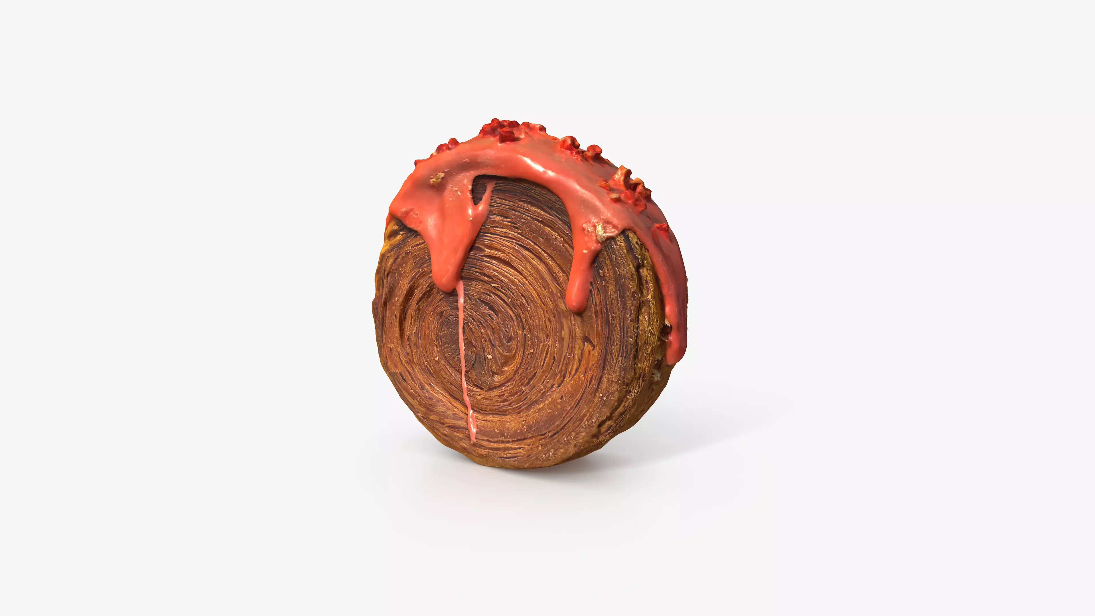 New York Roll Low-poly 3D model_0