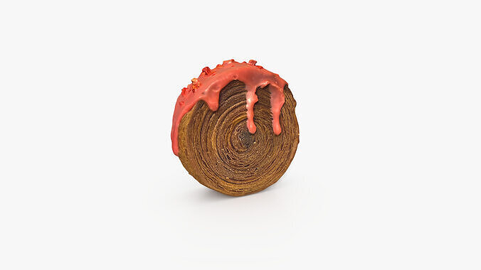 New York Roll Low-poly 3D model 2
