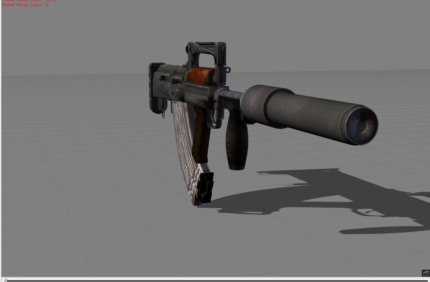 Groza Low-poly 3D model_2