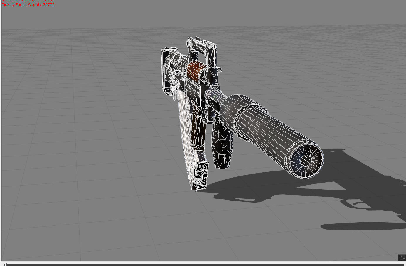 Groza Low-poly 3D model_6