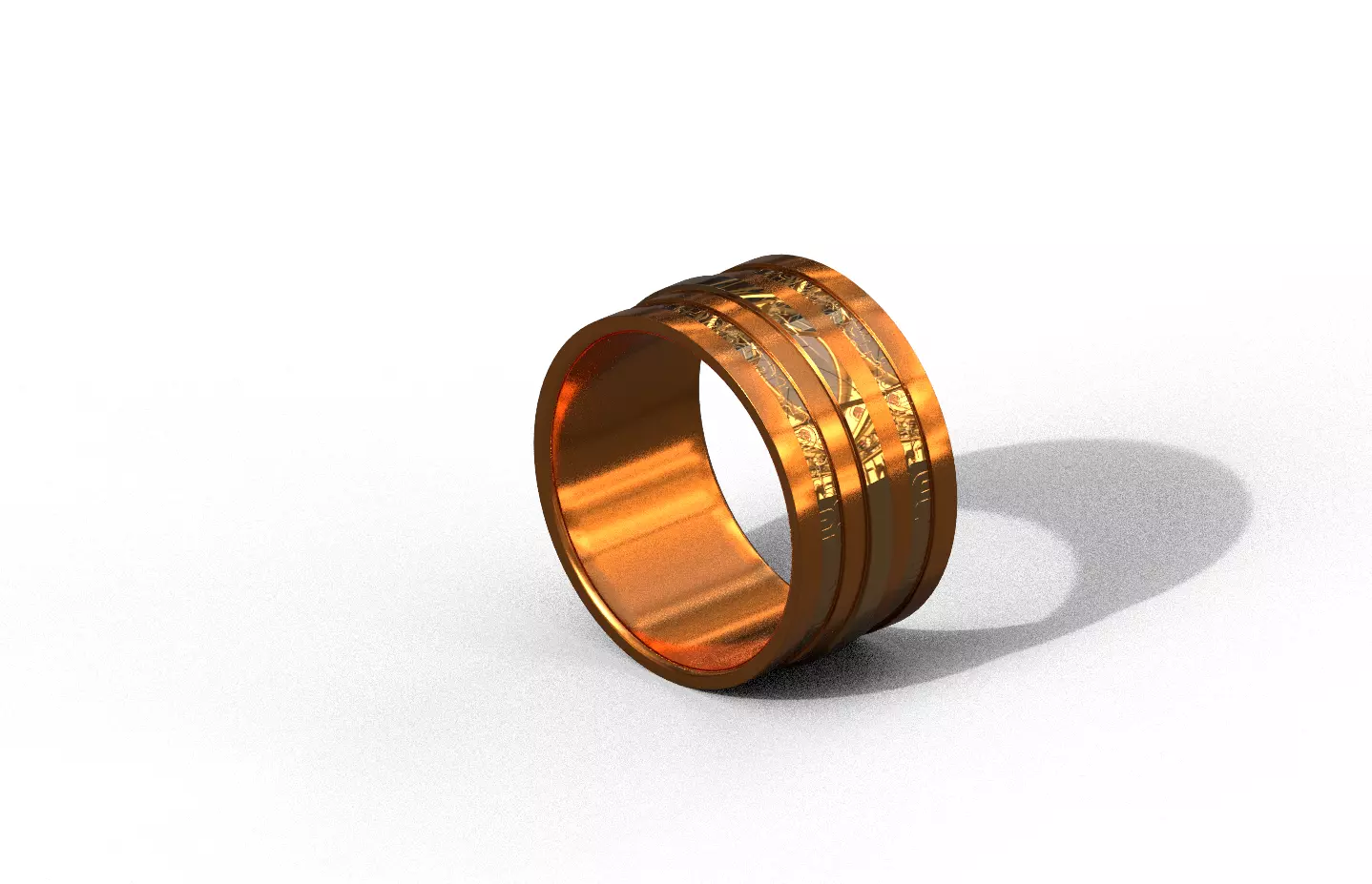 High-Quality 3D Ring Model Low-poly 3D model_0