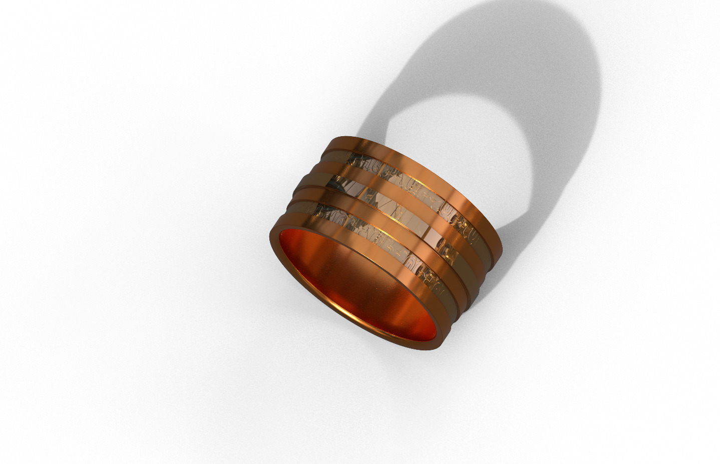 High-Quality 3D Ring Model Low-poly 3D model_3