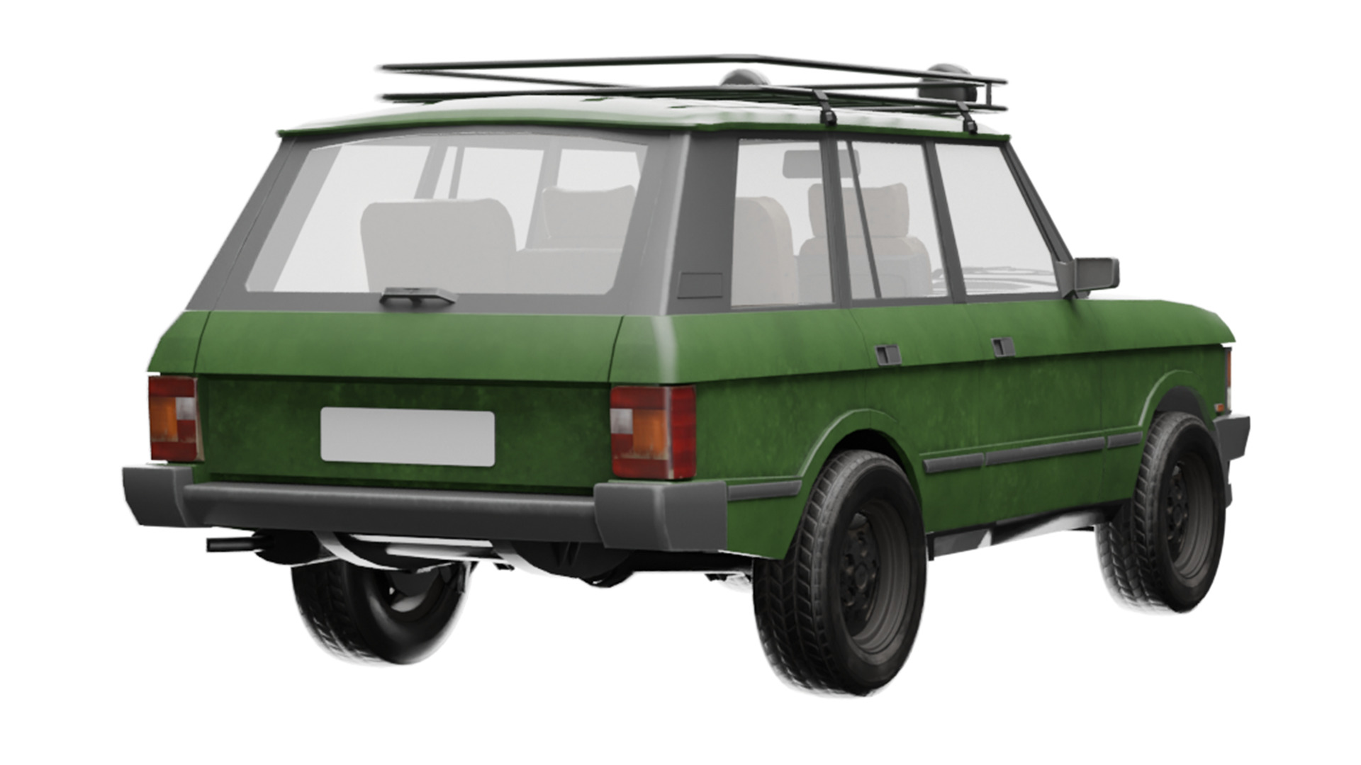 Range rover Rigged  Low-poly 3D model_3