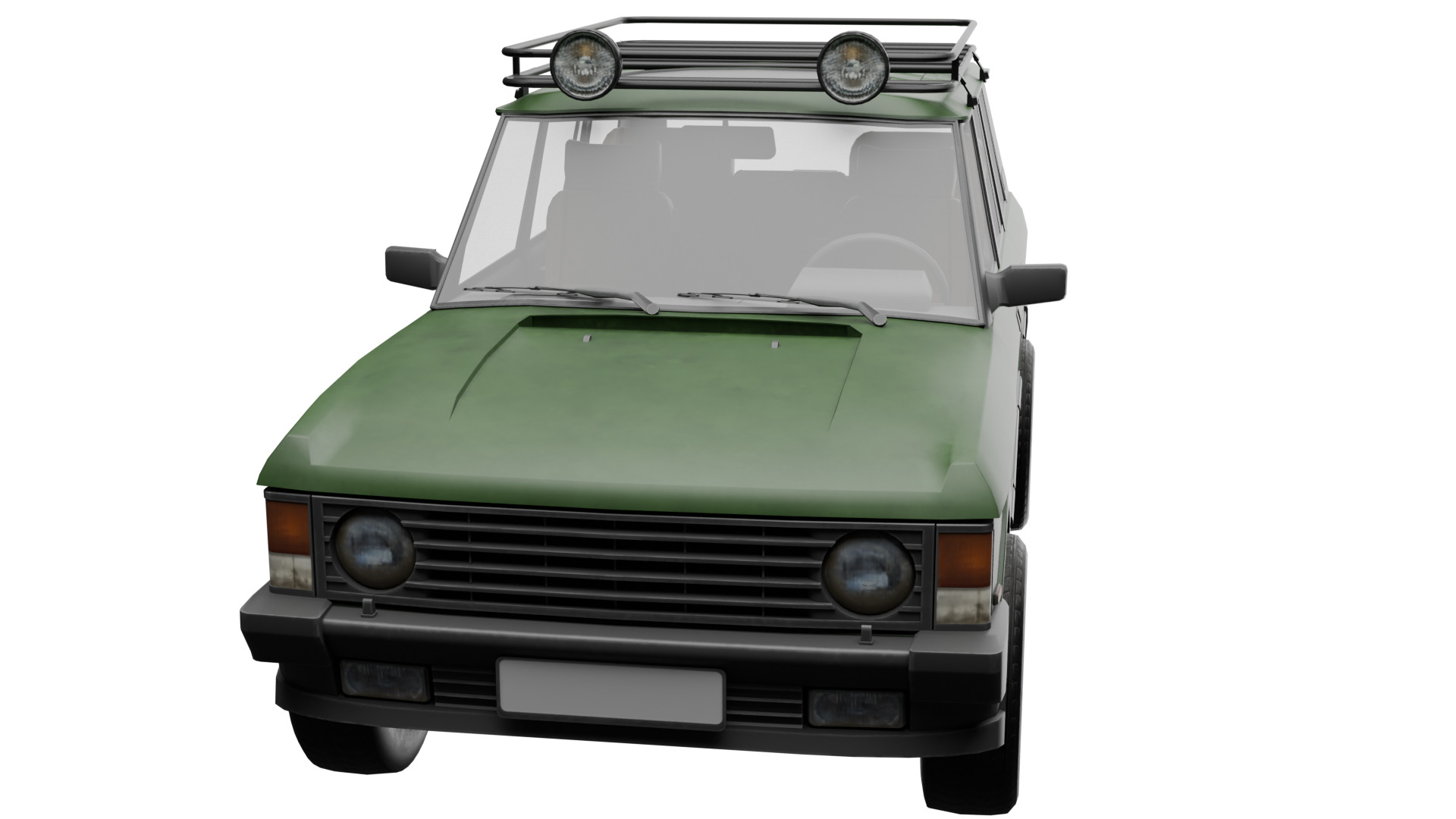 Range rover Rigged  Low-poly 3D model_2