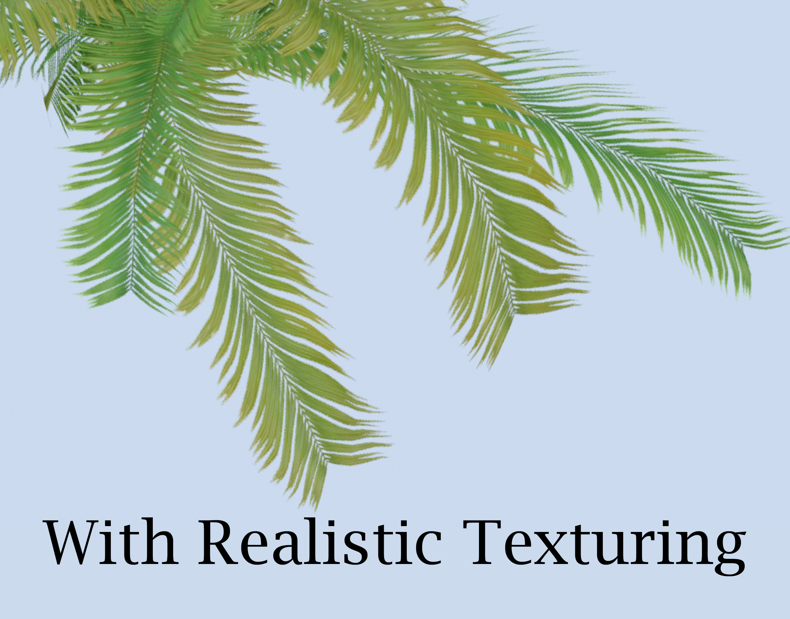 VR PBR ENVIRONMENT ASSET REALISTIC FERN B 3D MODEL Low-poly 3D model_6