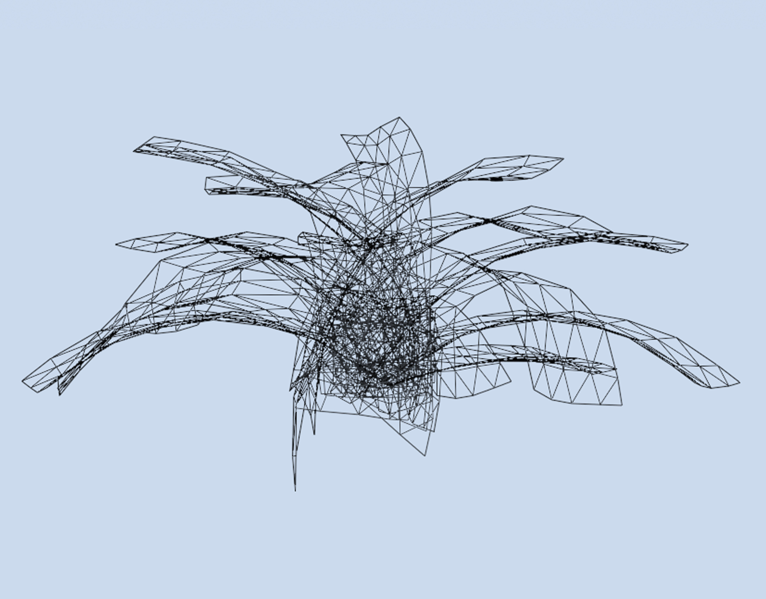 VR PBR ENVIRONMENT ASSET REALISTIC FERN B 3D MODEL Low-poly 3D model_5