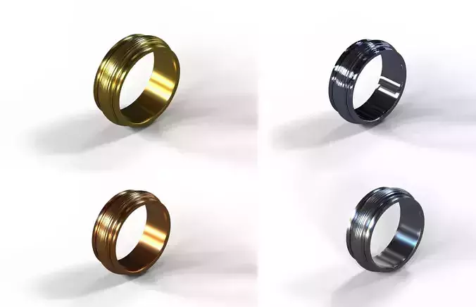 High-Quality 3D Ring Model
