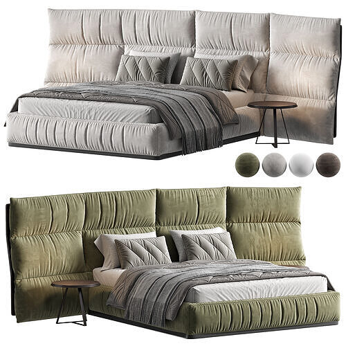 Palau bed by Visionnaire 3D model