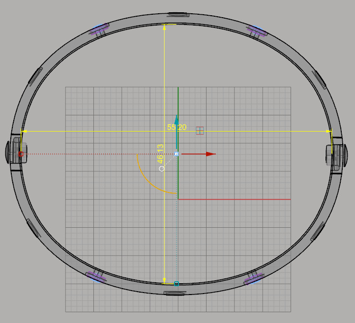 CARTIER LOVE bracelet with 4 stones 3D print model 3D print model_18