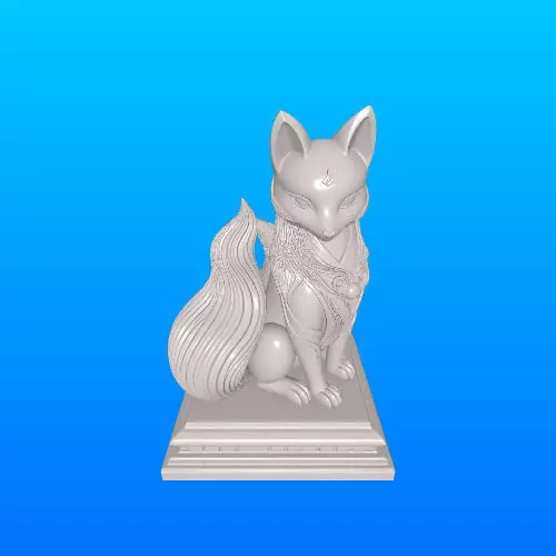 03 Fox Spirit in Pu Song Ling Style 3D print model