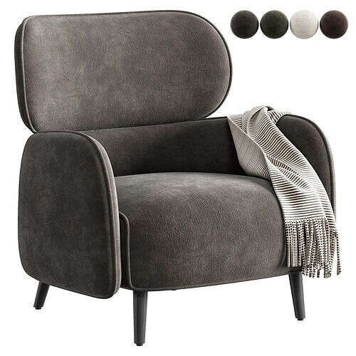 LUNA armchair skdesign 3D model