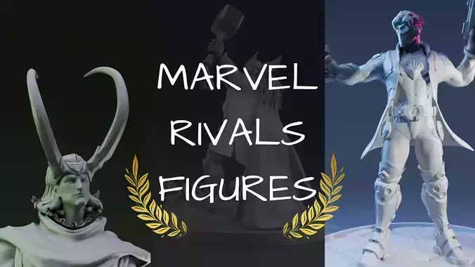Marvel Rivals Collection of Figures