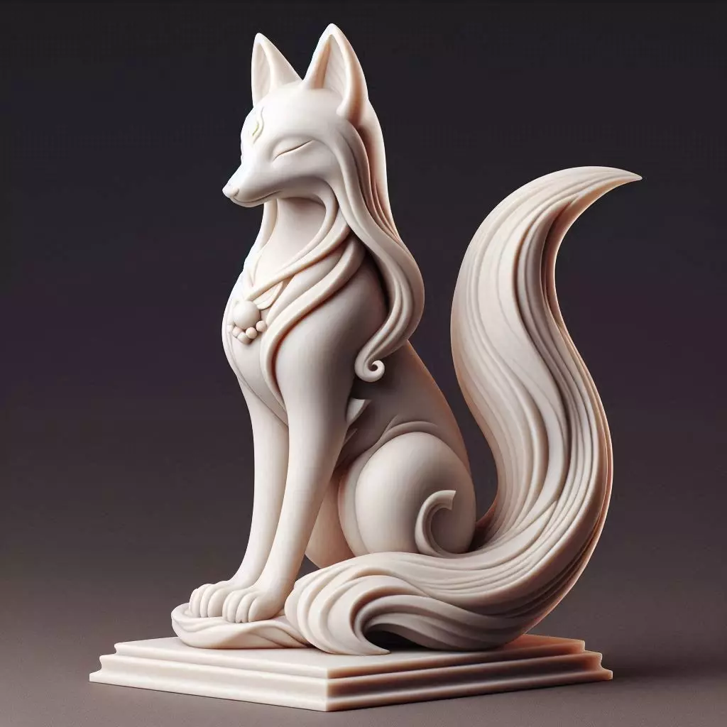 05 Fox Spirit in Pu Song Ling Style 3D print model