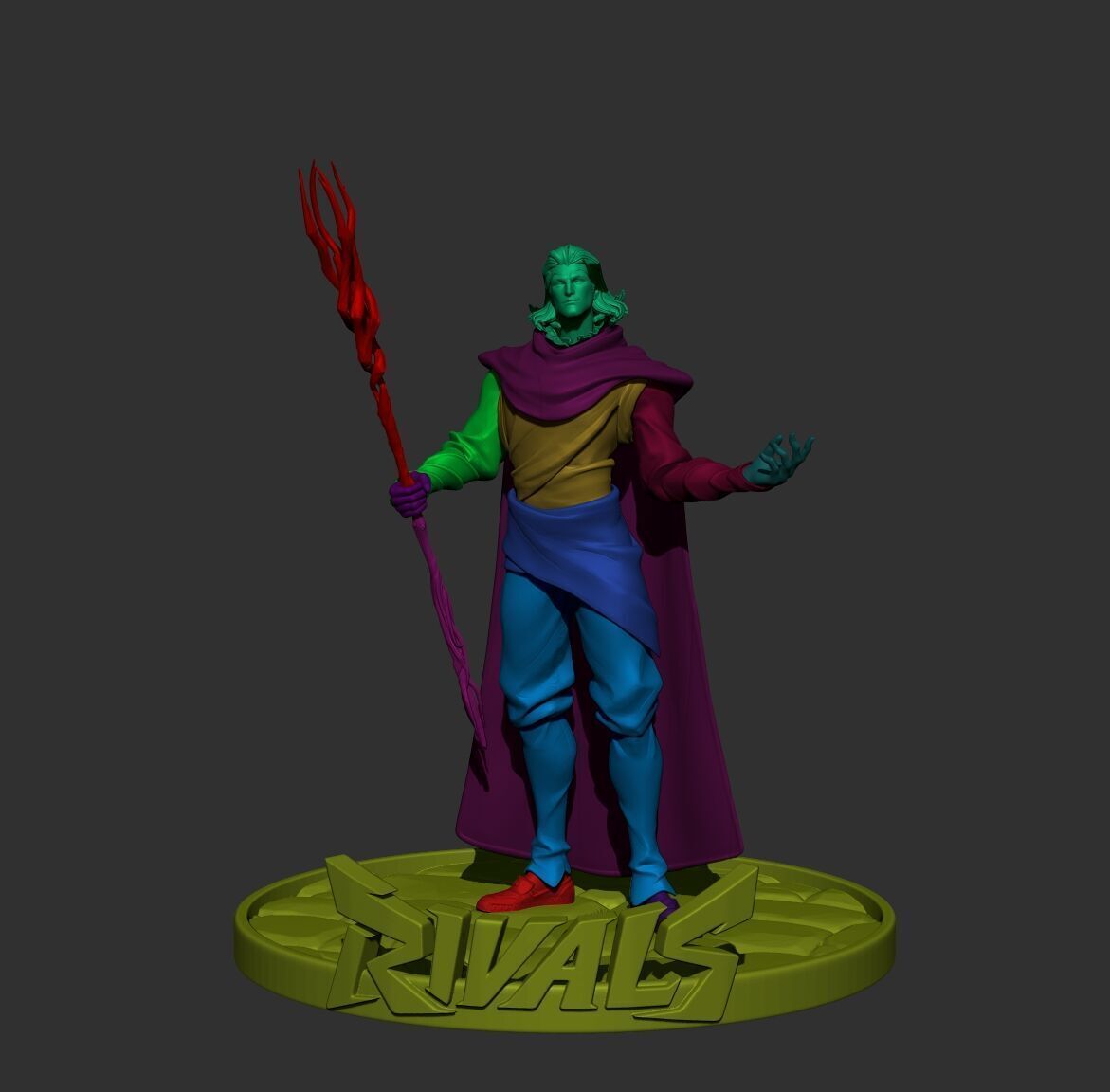 Loki God of mischief 3D print model_11