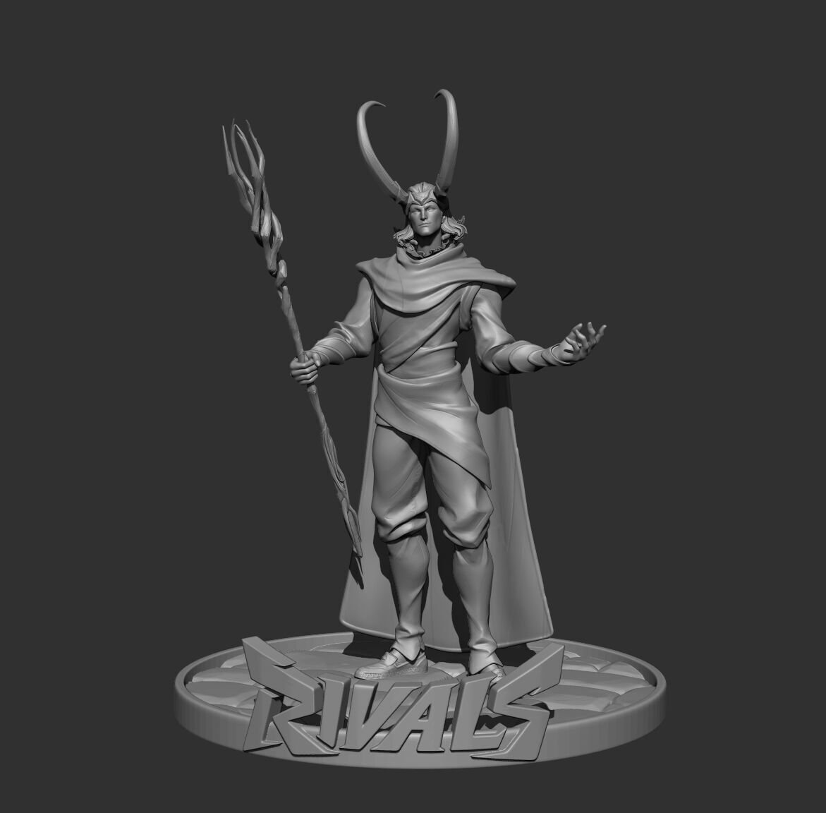 Loki God of mischief 3D print model_2