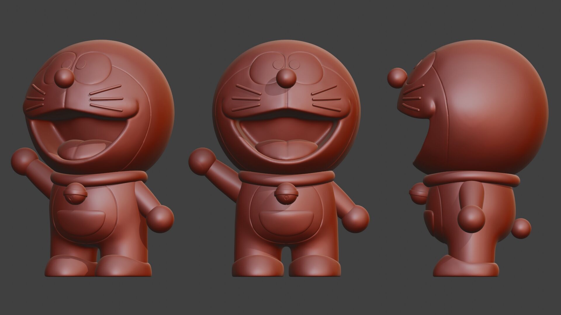 Doraemon 3D STL 3D print model_4