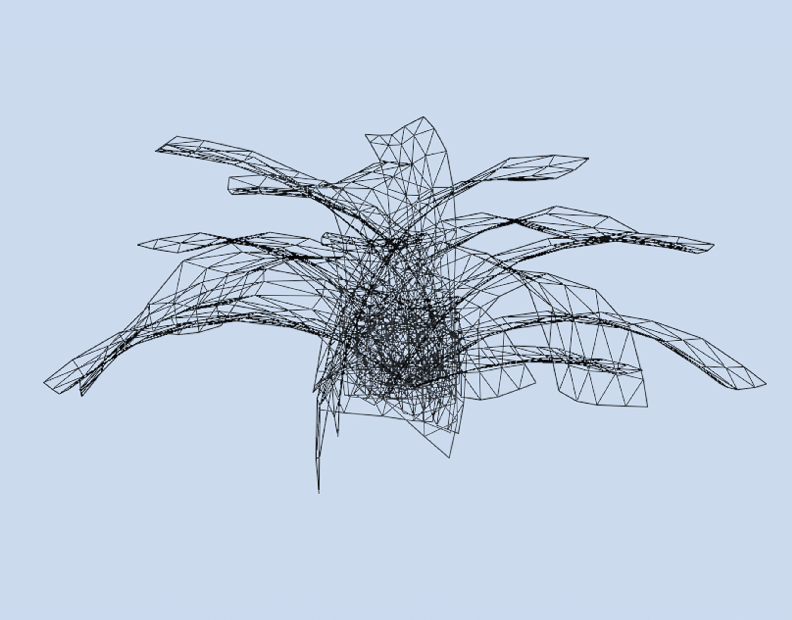 VR PBR ENVIRONMENT ASSET REALISTIC FERN A 3D MODEL Low-poly 3D model_5