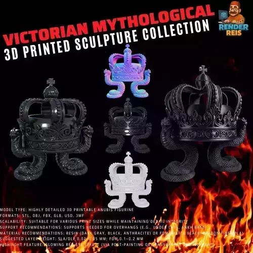 Royal Crown with Serpent Feet 