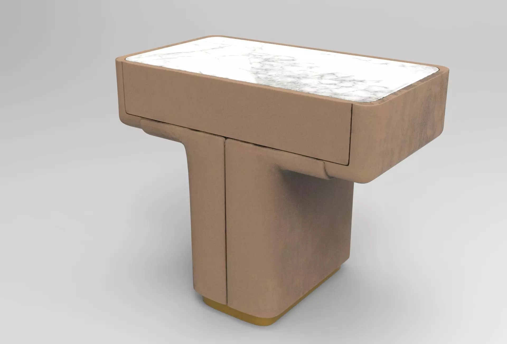 Kasy Nightstand Low-poly 3D model_0