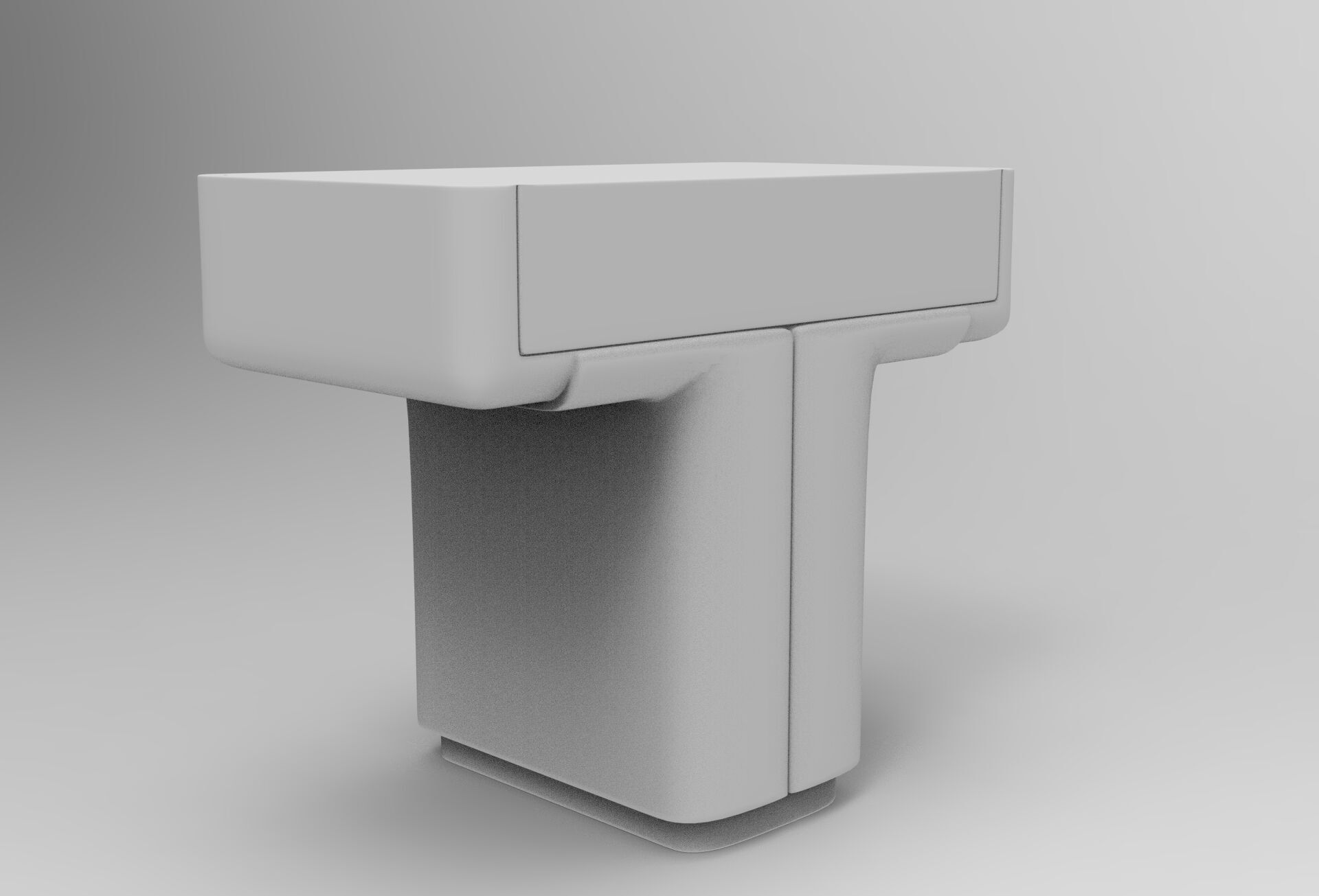 Kasy Nightstand Low-poly 3D model_7
