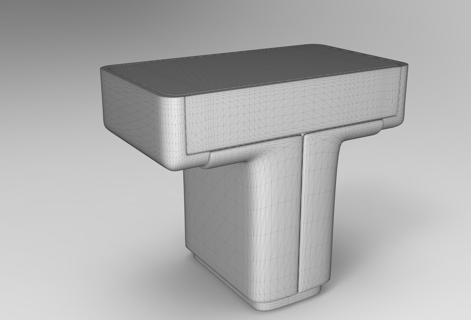 Kasy Nightstand Low-poly 3D model_5