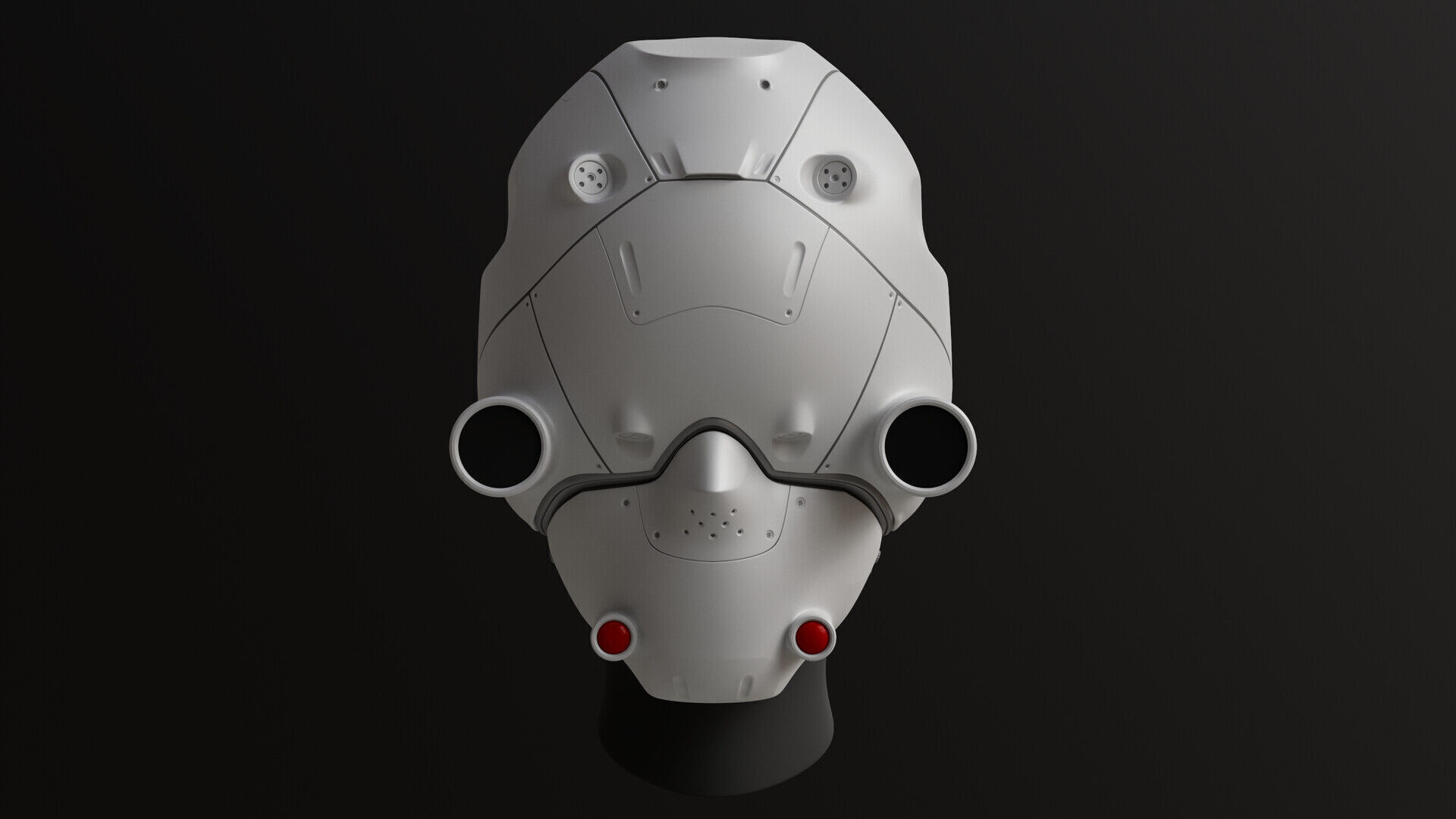 Sci-Fi helmet Free 3D model_6