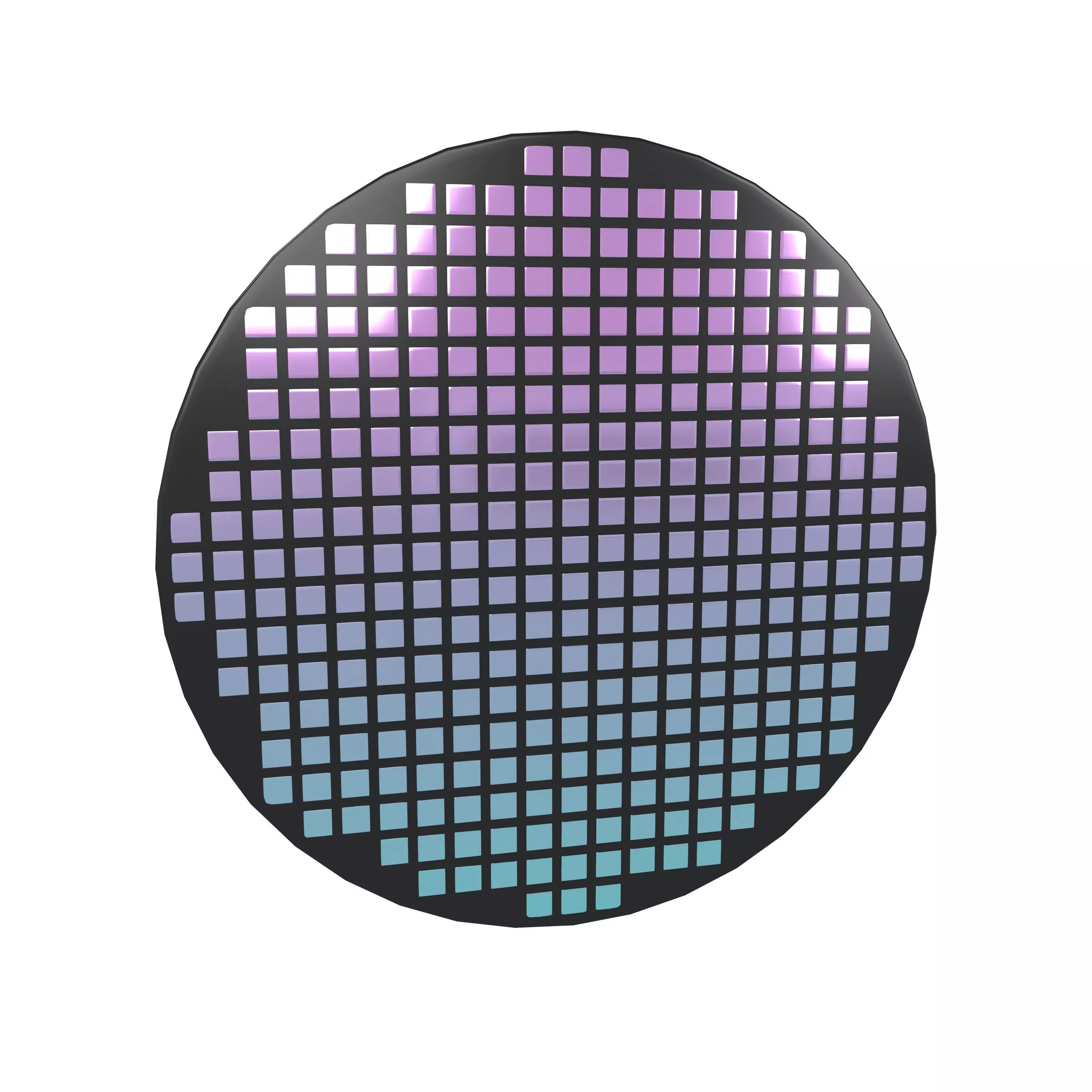 Chip Die Icon v1 001 Low-poly 3D model_0