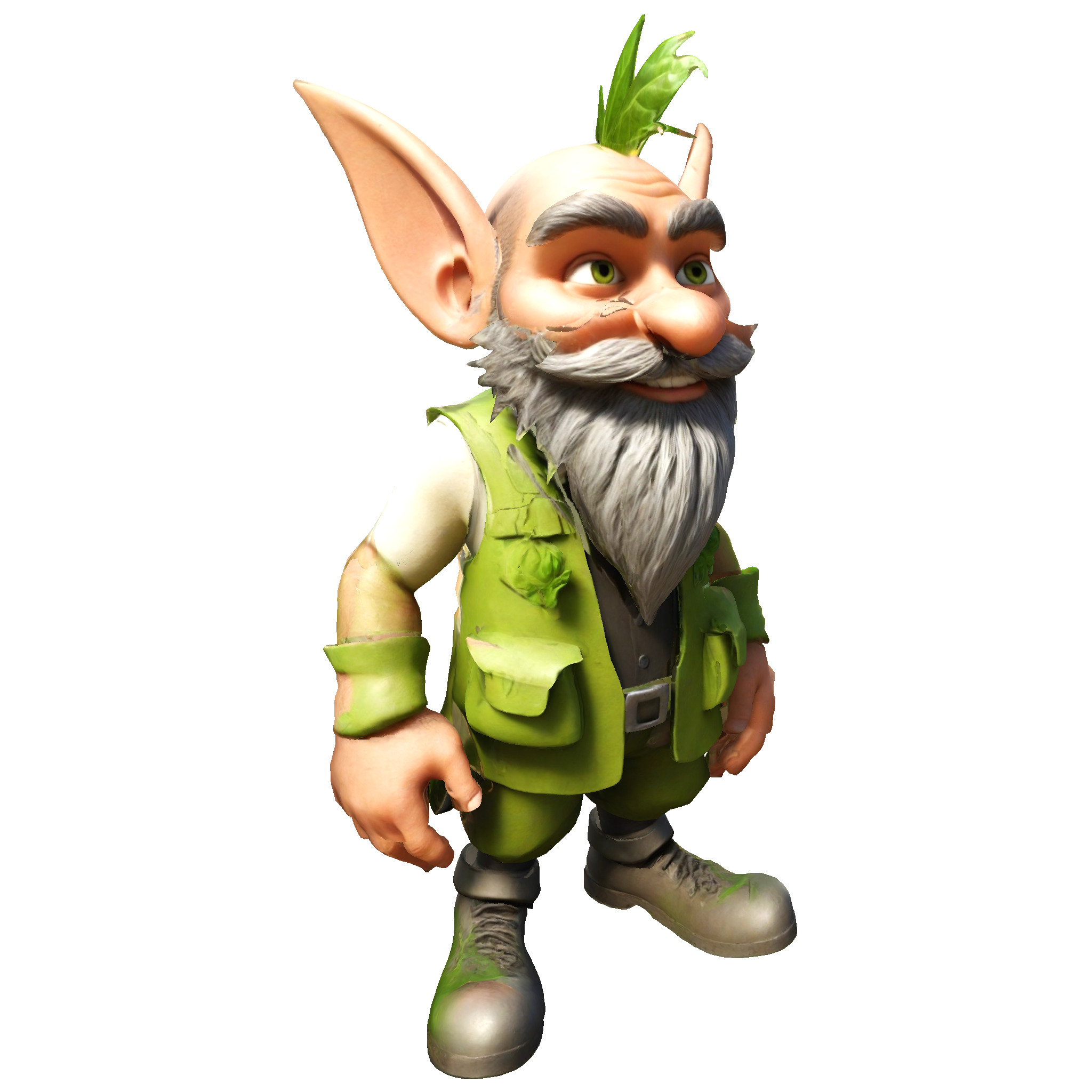 Enchanted Grove Guardians - Fantasy Gnome Figurine Collection 3D print model_32