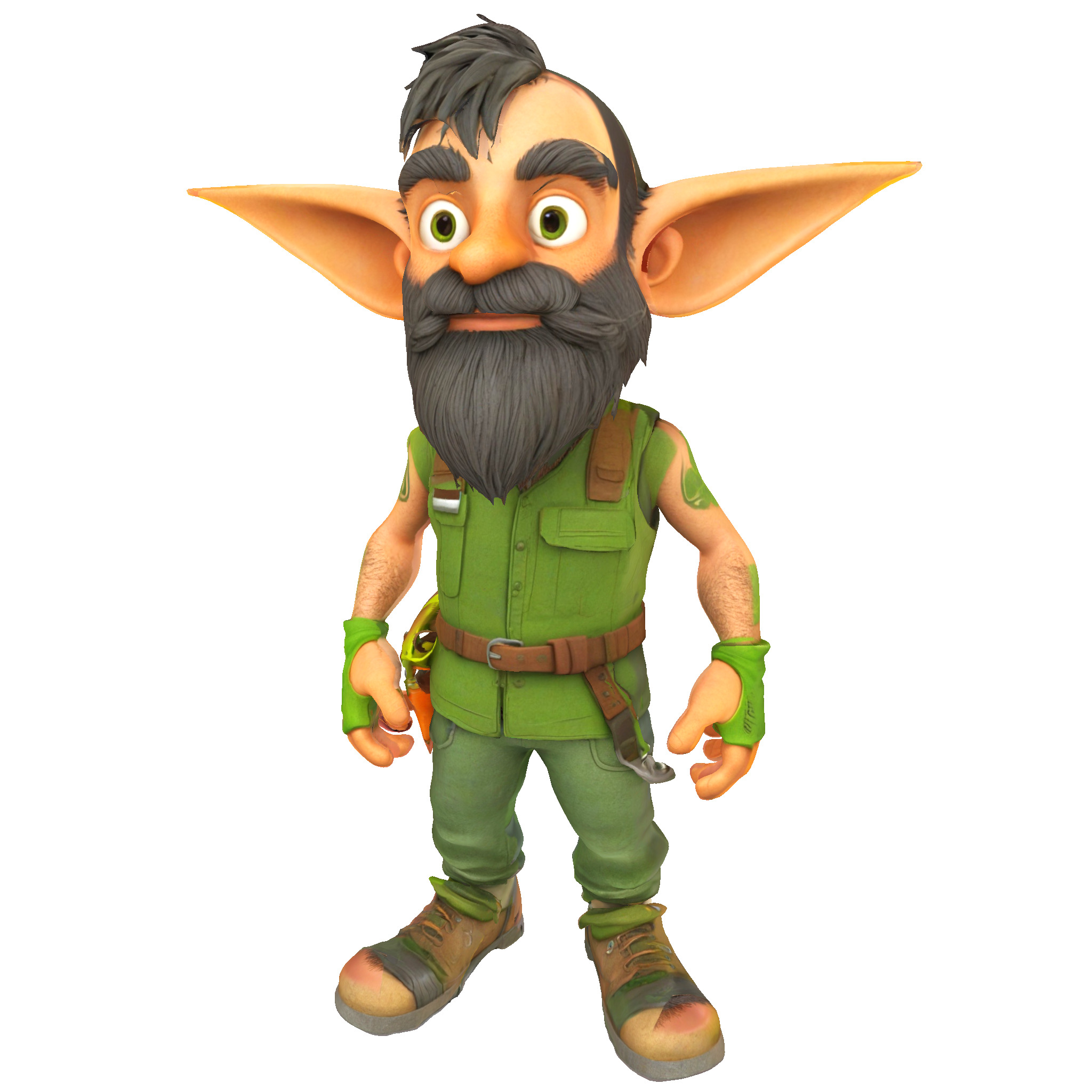 Enchanted Grove Guardians - Fantasy Gnome Figurine Collection 3D print model_8