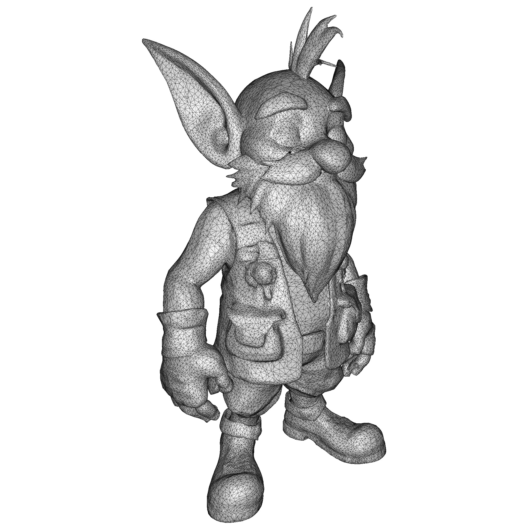 Enchanted Grove Guardians - Fantasy Gnome Figurine Collection 3D print model_33