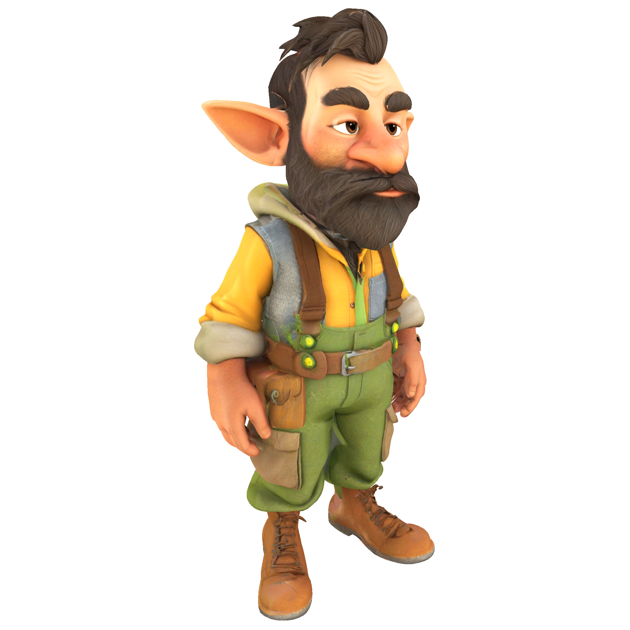 Enchanted Grove Guardians - Fantasy Gnome Figurine Collection 3D print model_20