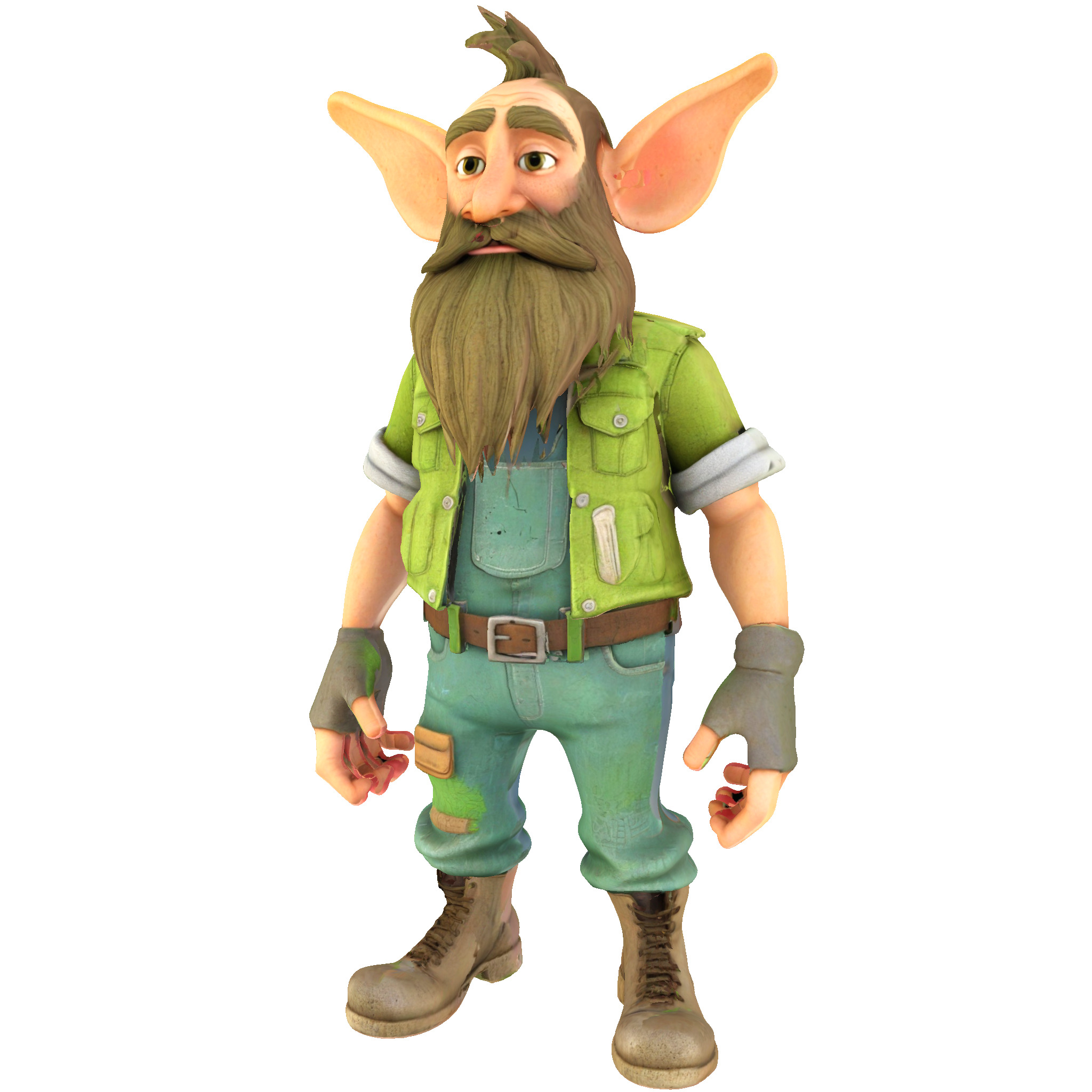 Enchanted Grove Guardians - Fantasy Gnome Figurine Collection 3D print model_24