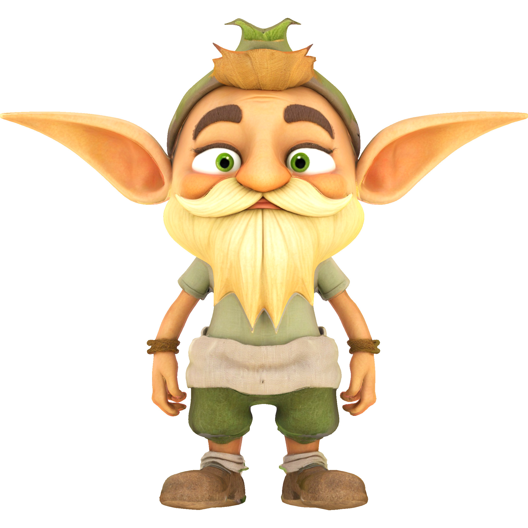 Enchanted Grove Guardians - Fantasy Gnome Figurine Collection 3D print model_16