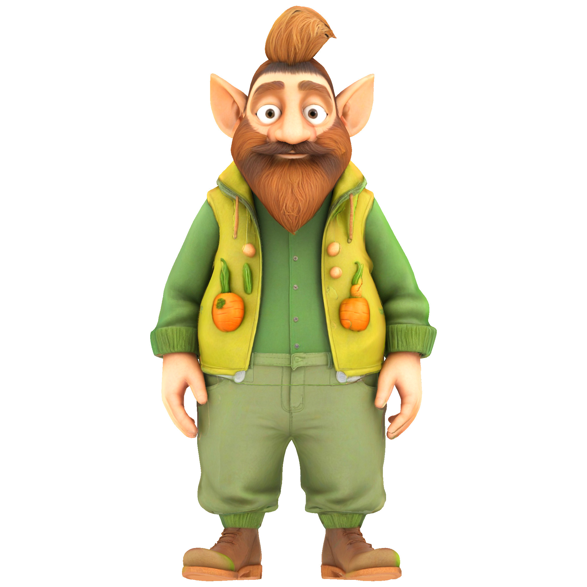 Enchanted Grove Guardians - Fantasy Gnome Figurine Collection 3D print model_6