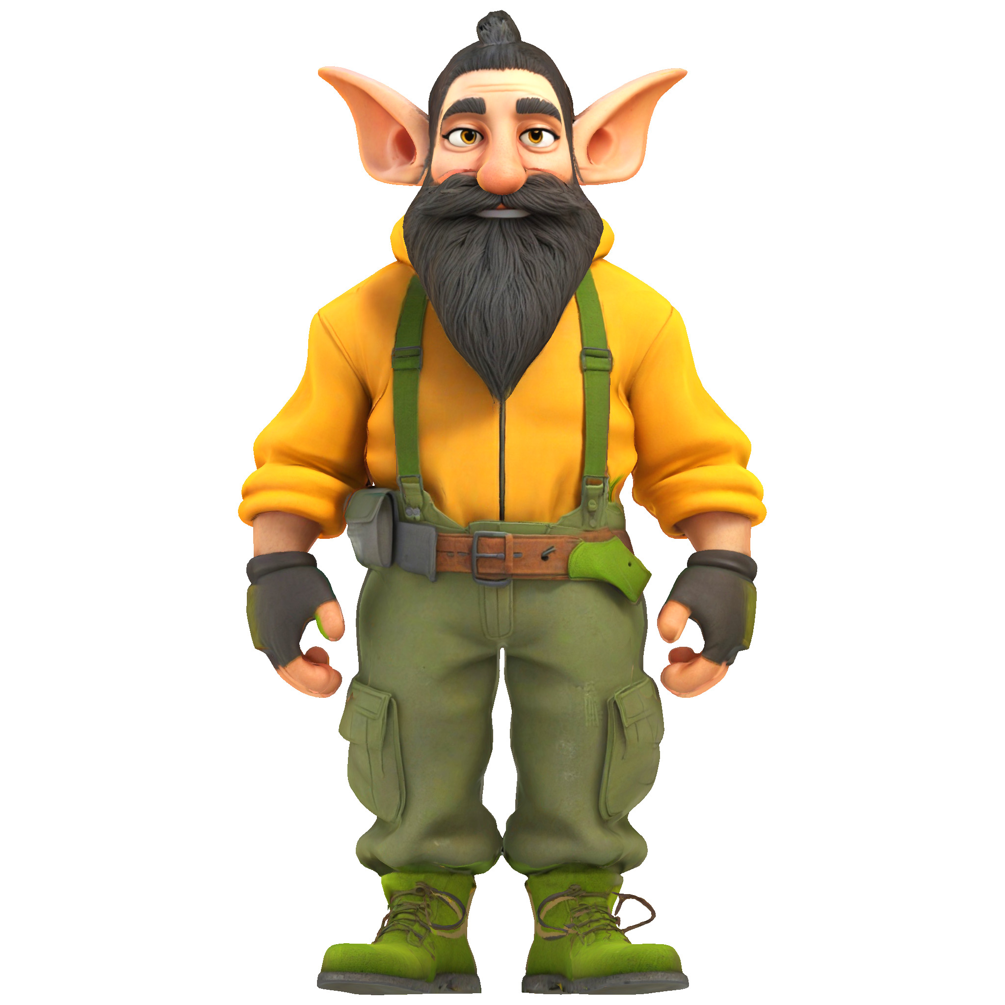 Enchanted Grove Guardians - Fantasy Gnome Figurine Collection 3D print model_4